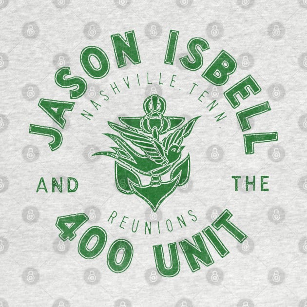 jason isbell // green solid style by Loreatees